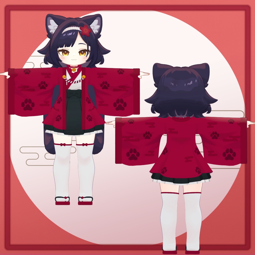 わびさびきゃっと【3アバター対応】