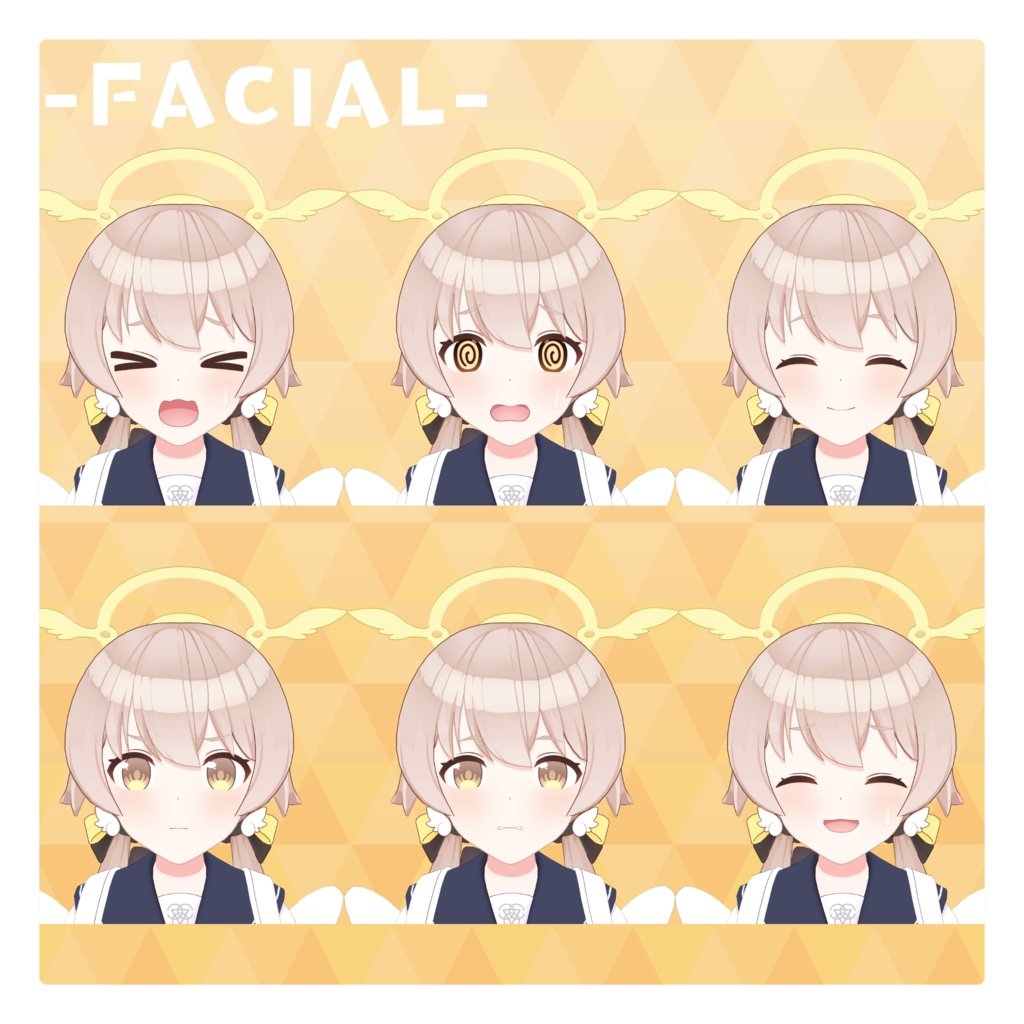 阿慈谷ヒフミ 【二次創作VRC想定モデル】