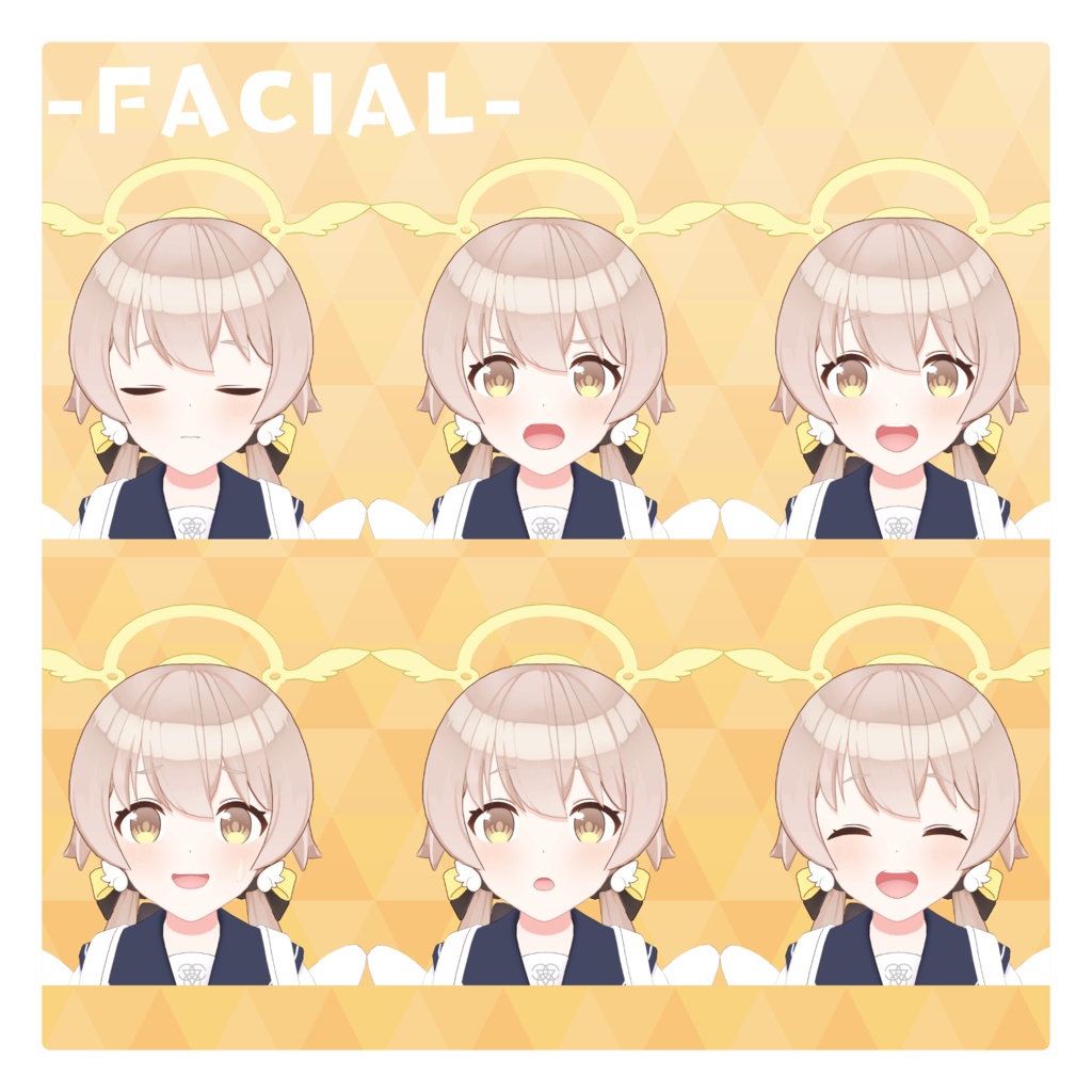 阿慈谷ヒフミ 【二次創作VRC想定モデル】