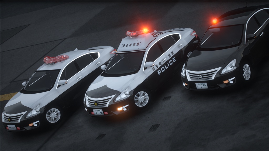 【GTA5専用】日産ティアナ 一般/パトカーMOD