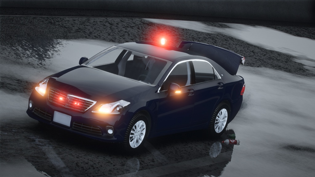 【GTA5専用】200系トヨタクラウンロイヤル パトカー MOD (昇降機/パトサイン動作)