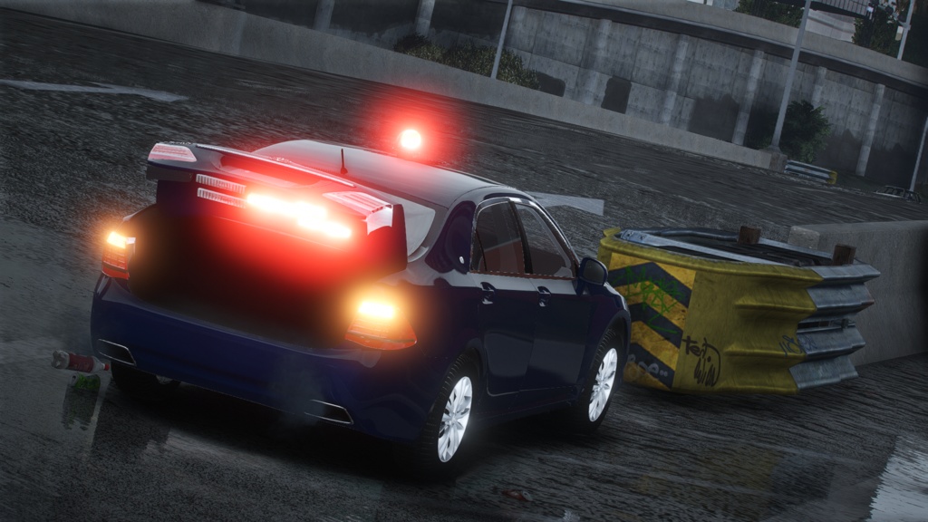 【GTA5専用】200系トヨタクラウンロイヤル パトカー MOD (昇降機/パトサイン動作)