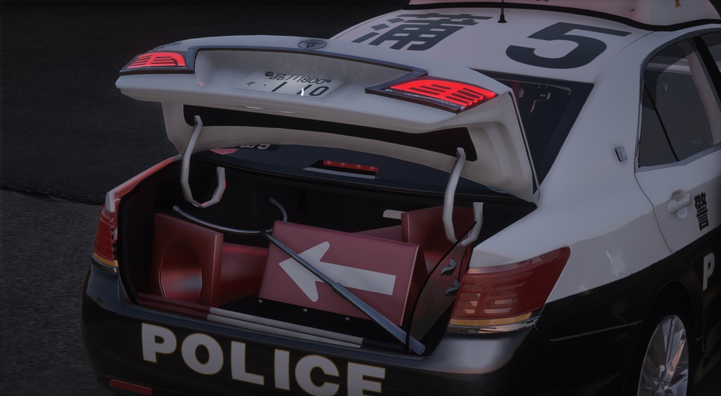 【GTA5専用】210系トヨタクラウンロイヤル パトカー MOD (昇降機動作版)