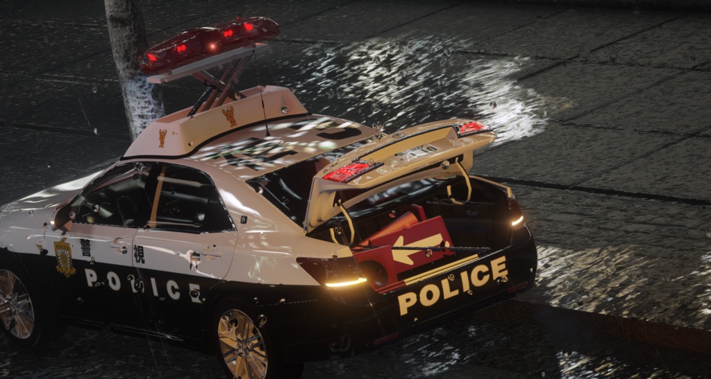 【GTA5専用】210系トヨタクラウンロイヤル パトカー MOD (昇降機動作版)