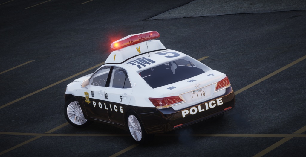 【GTA5専用】210系トヨタクラウンロイヤル パトカー MOD (昇降機動作版)