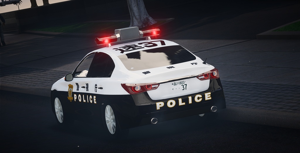 【GTA5 / FiveM】V37型日産スカイライン パトカー MOD (レーダーパトカー)