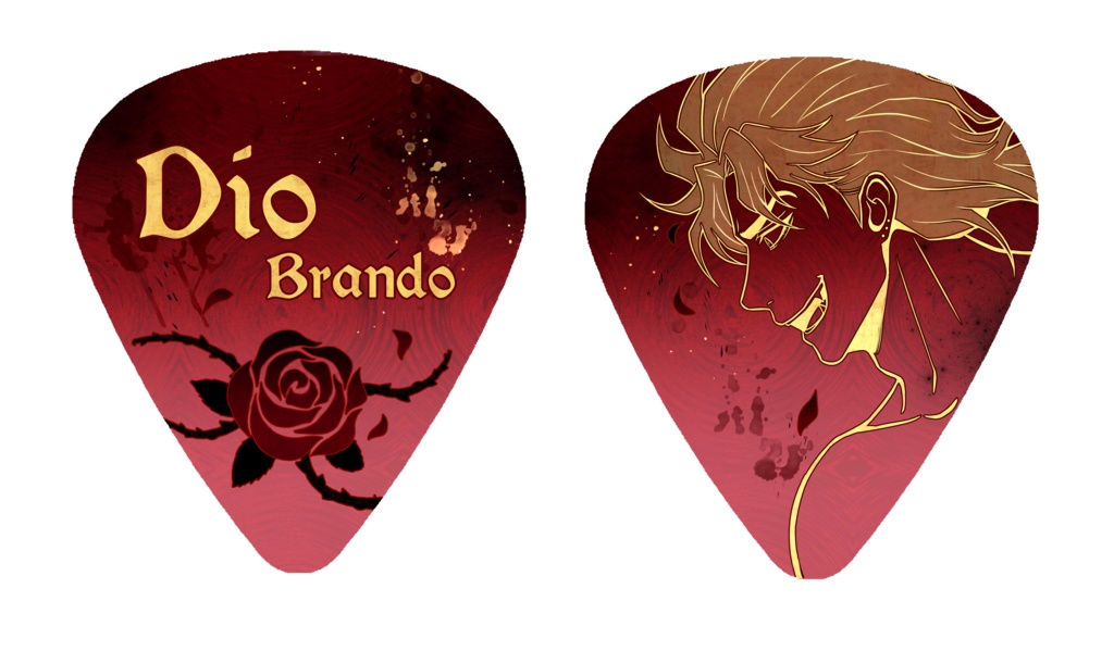 JOJO ギターピックキーホルダー