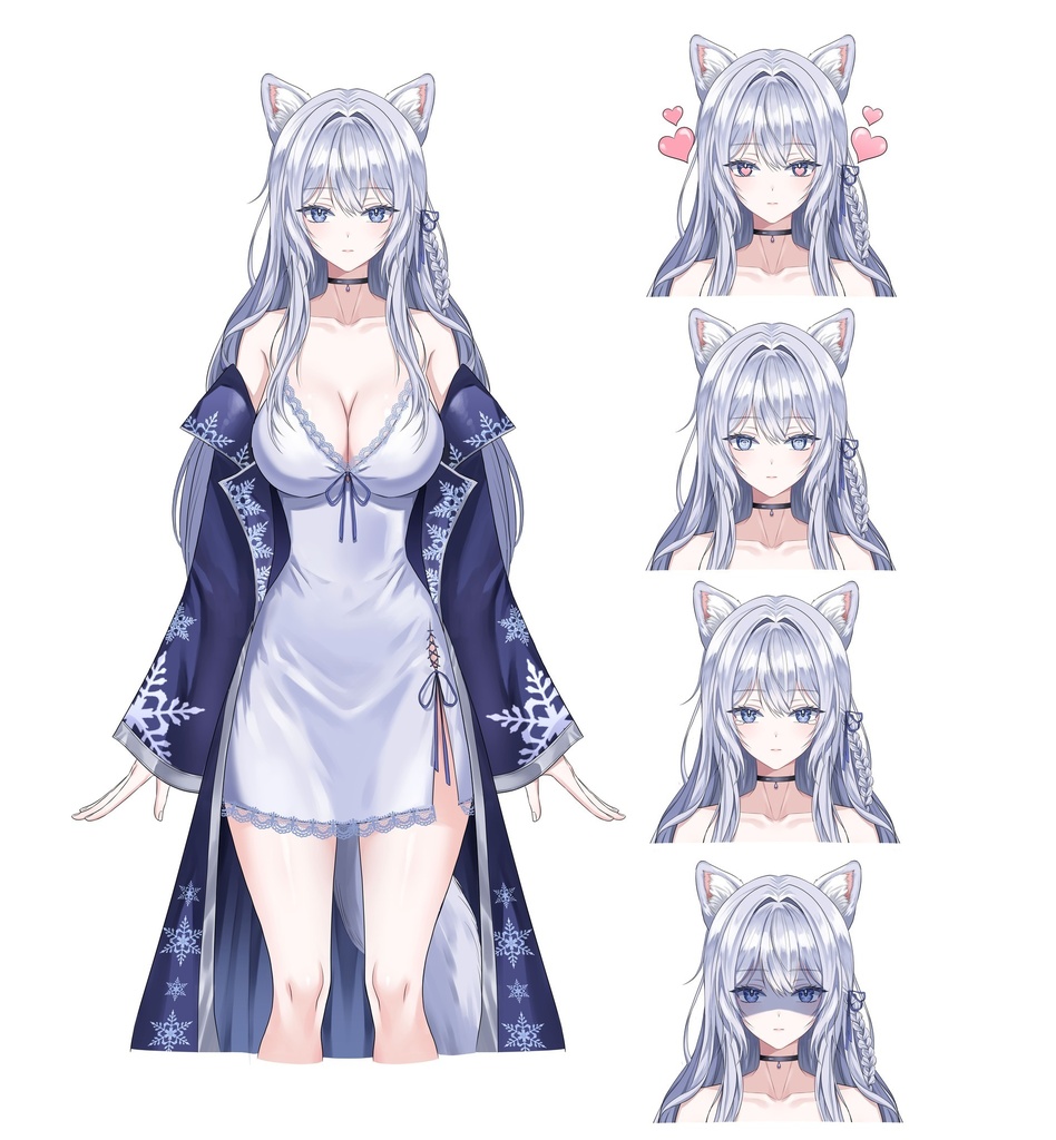 [live 2D modeling] モデルイラスト＋リギング、オーダーメイド