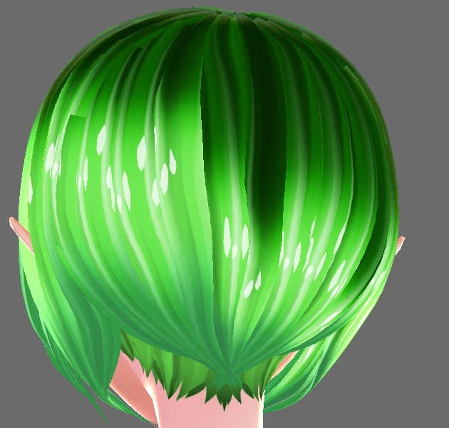 [Free] Green hair texture #1