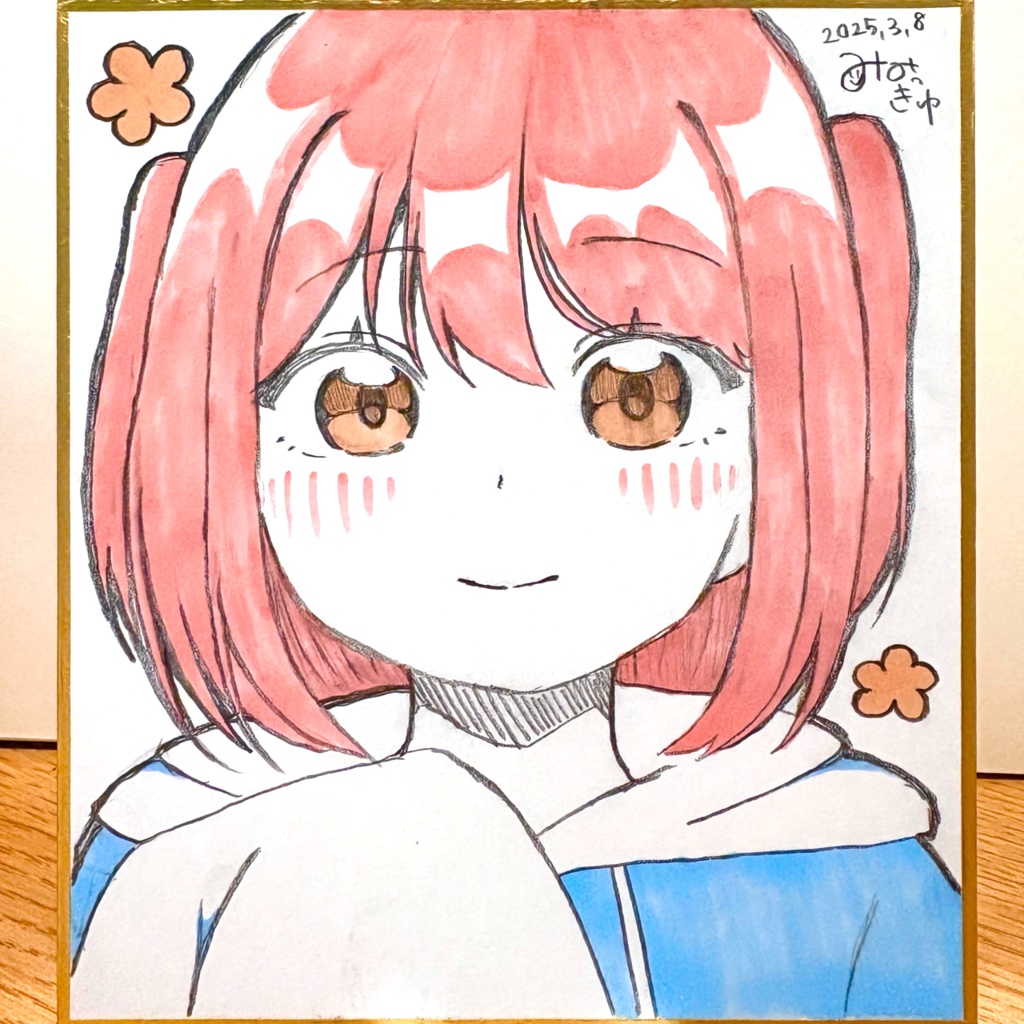 【アナログ原画色紙】#001