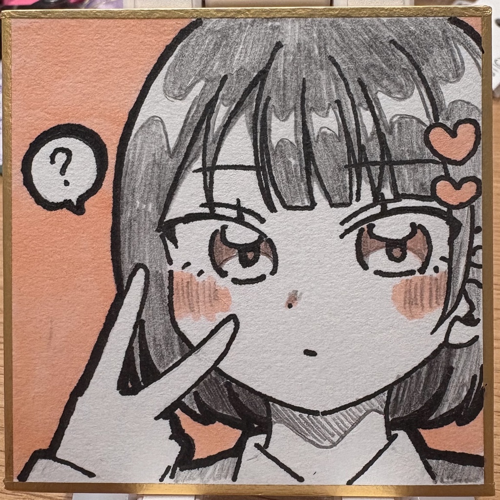 【アナログ原画色紙】#005