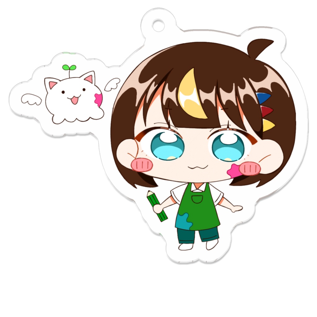 お絵かきみみっきゅ アクリルキーホルダー①