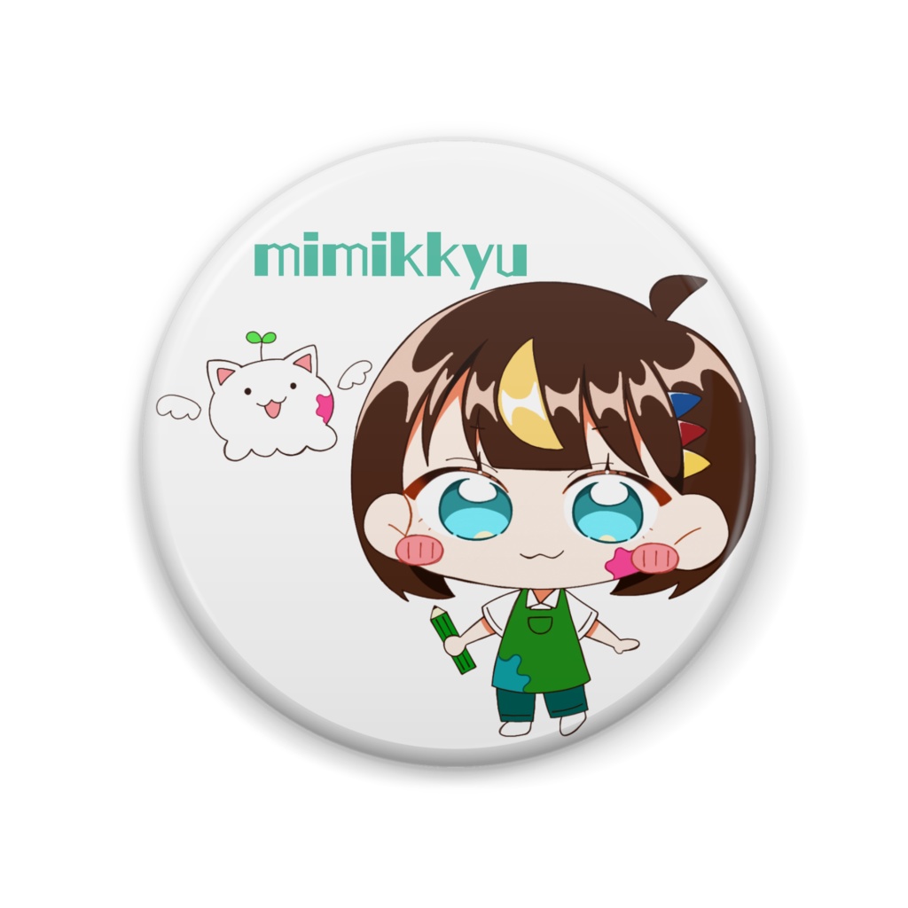 お絵かきみみっきゅ 缶バッジ①