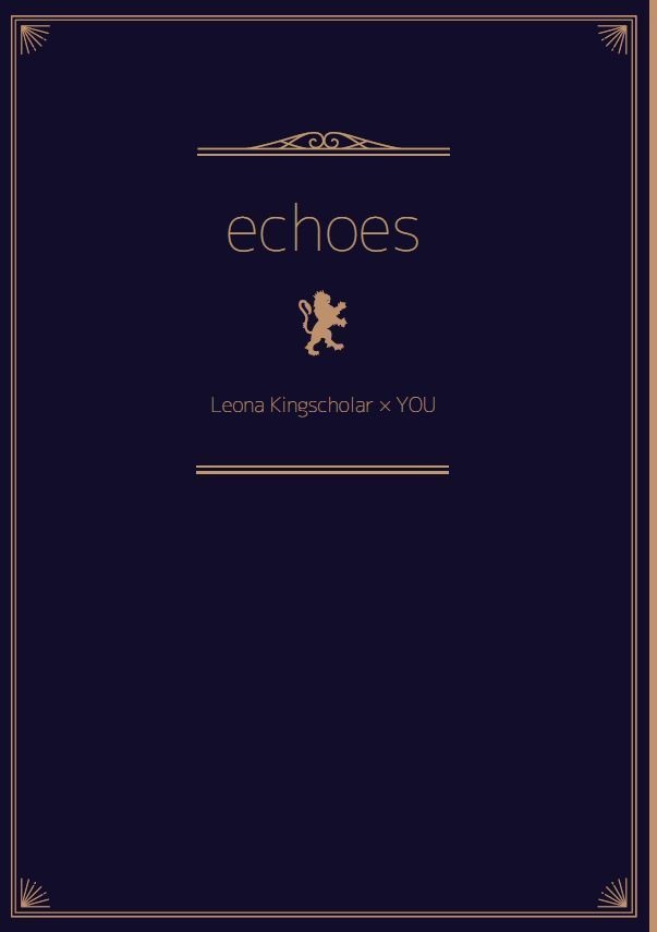 【完売】【レオ監♂】echoes【死ネタ注意】