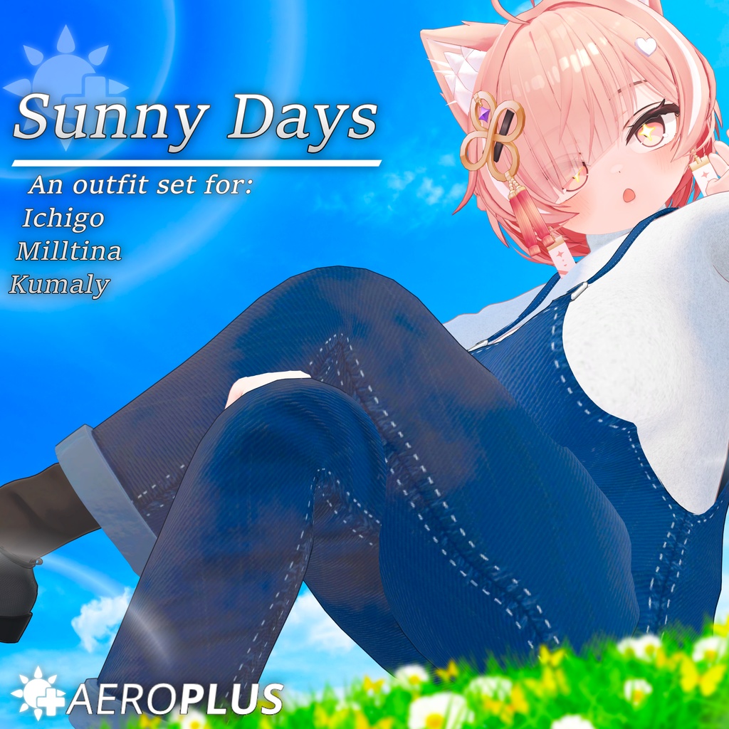 SUNNY DAYS - A VRChat Outfit for ICHIGO, KUMALY, MILLTINA