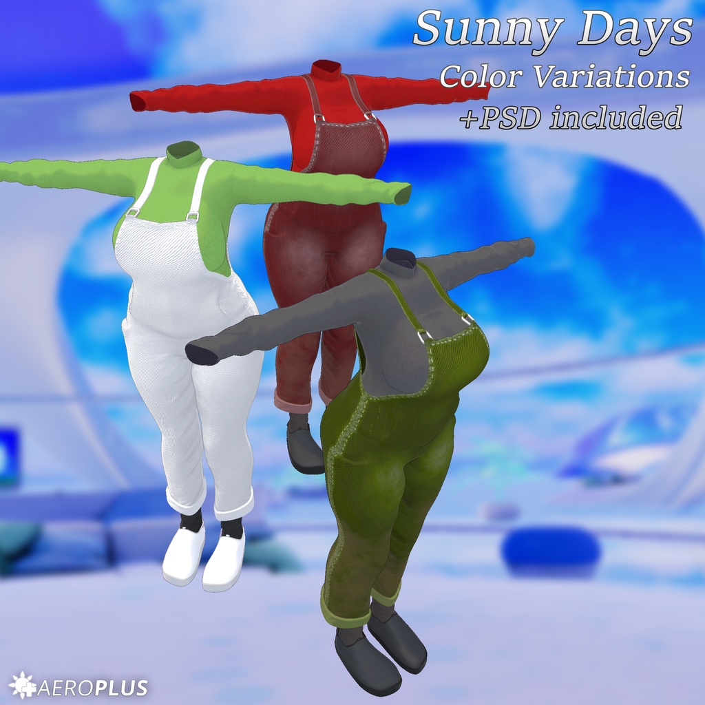 SUNNY DAYS - A VRChat Outfit for ICHIGO, KUMALY, MILLTINA