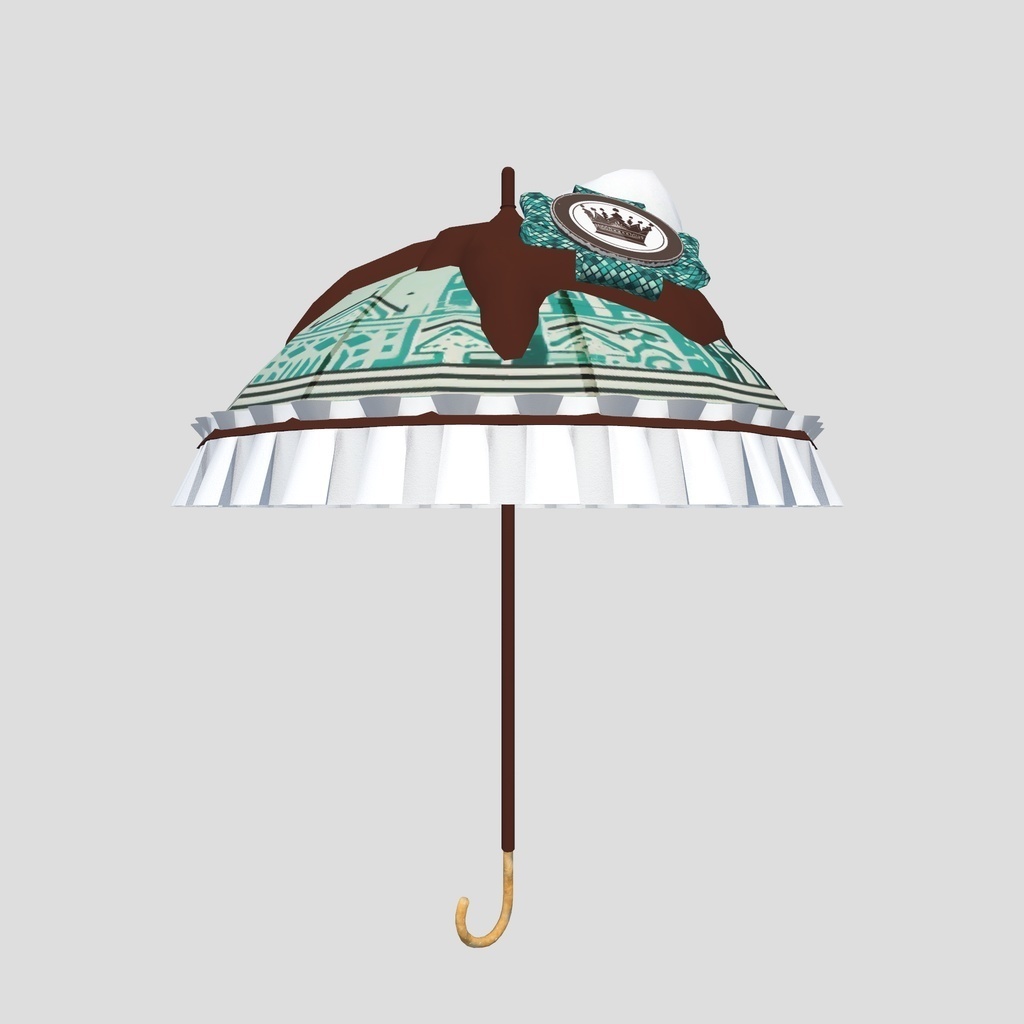 バレンタイン用チョコレートモチーフ傘 Valentine's Day chocolate umbrella by イカめし