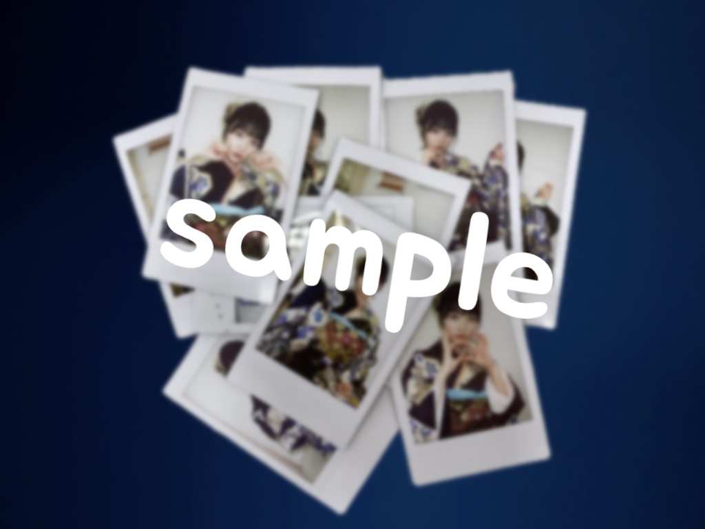 乙姫寿藍🐙成人振袖デコチェキ