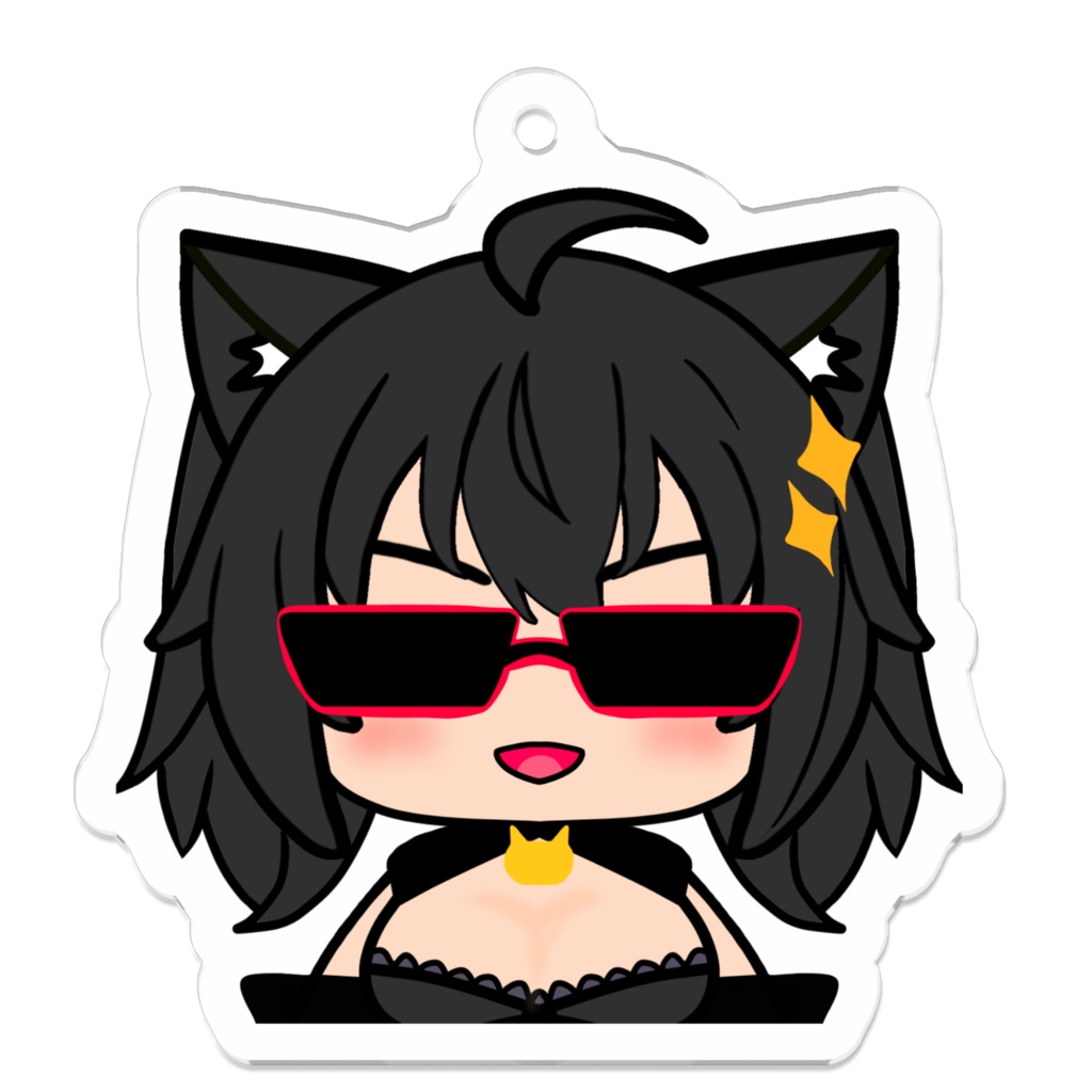 黒苺みるく アクリルキーホルダー