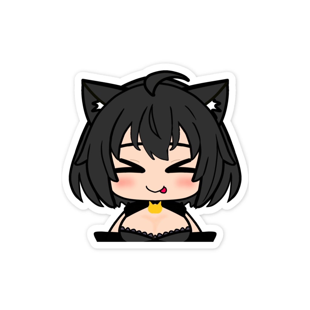 黒苺みるく スマホステッカー