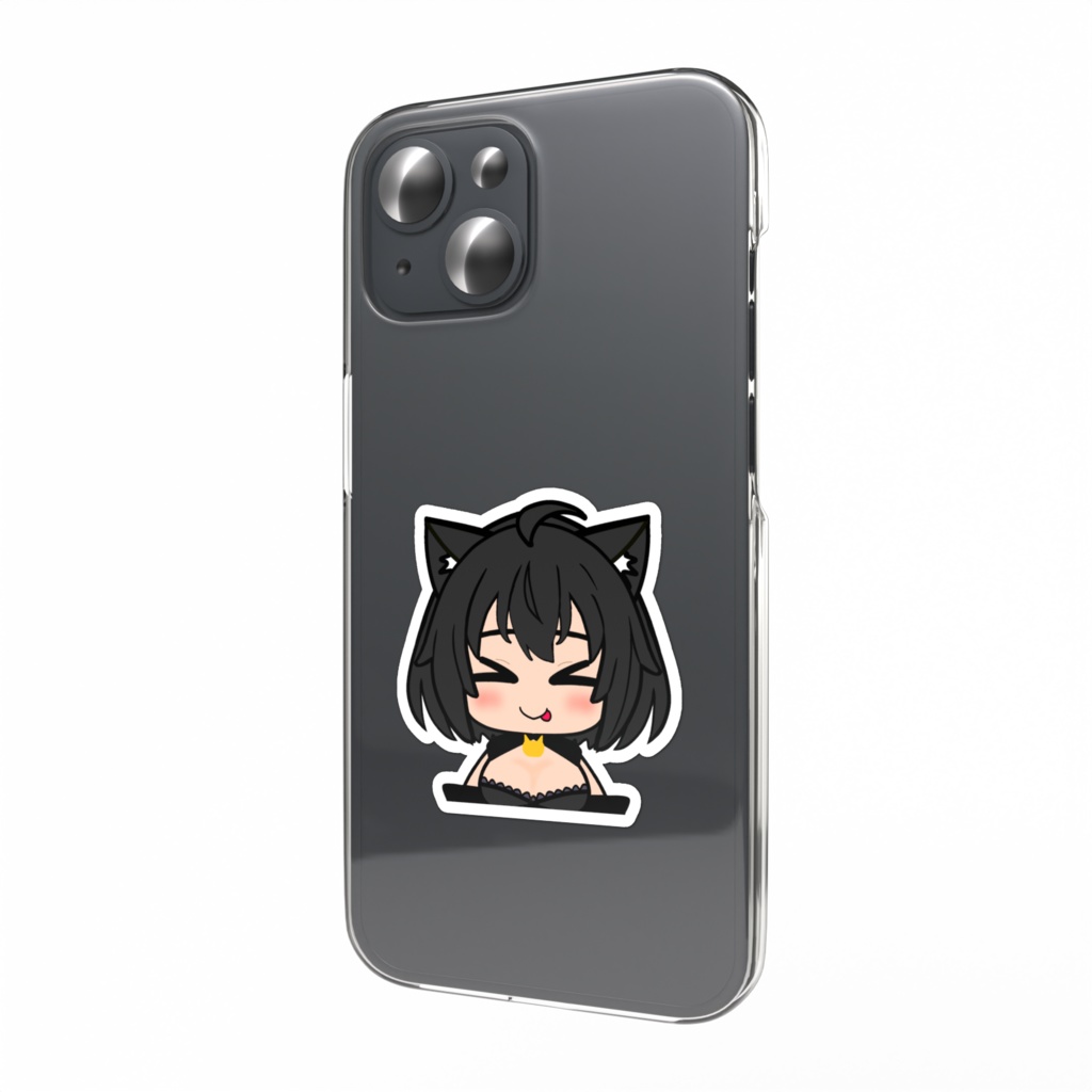 黒苺みるく　スマホステッカー