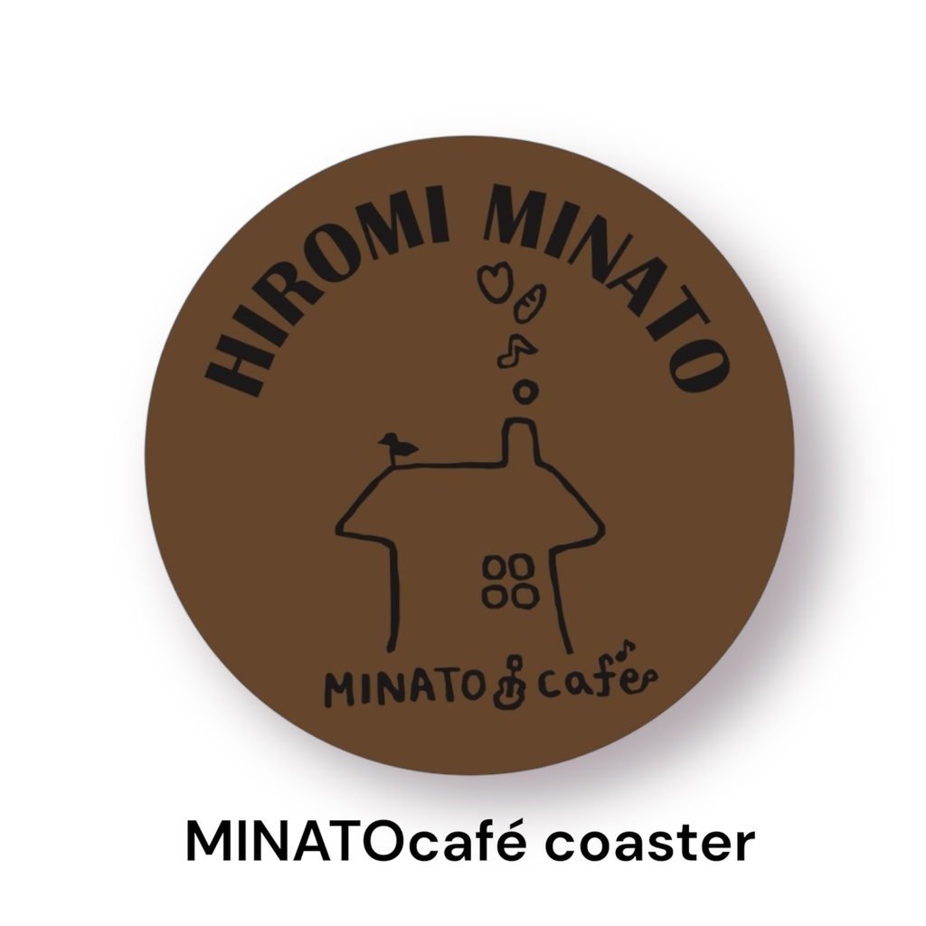 Minato Café Coaster(レーザー加工)