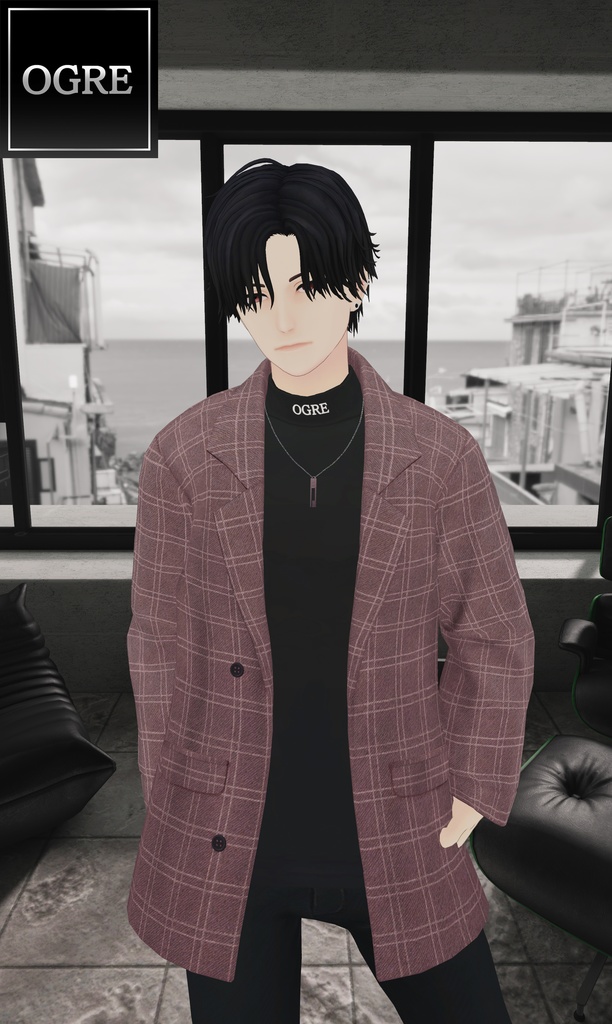 【VRC衣装】OGREテーラードジャケットセット/Tailored Jacket