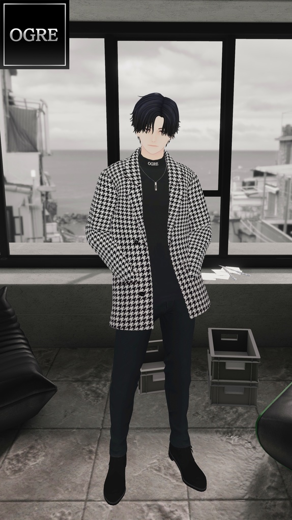 【VRC衣装】OGREテーラードジャケットセット/Tailored Jacket