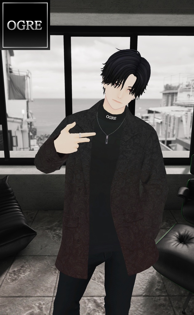 【VRC衣装】OGREテーラードジャケットセット/Tailored Jacket