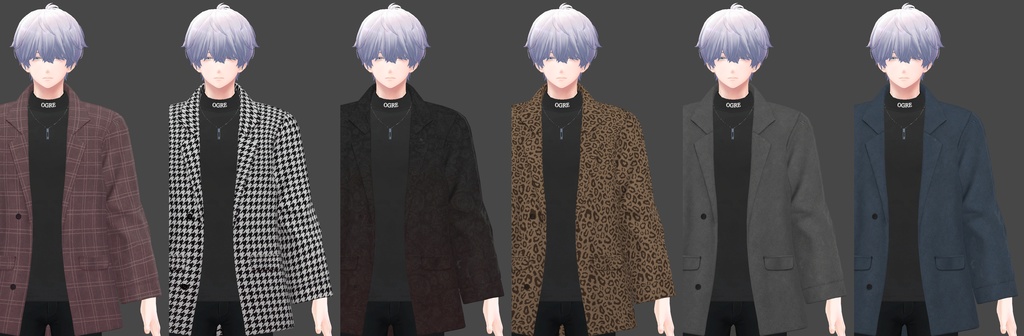 【VRC衣装】OGREテーラードジャケットセット/Tailored Jacket