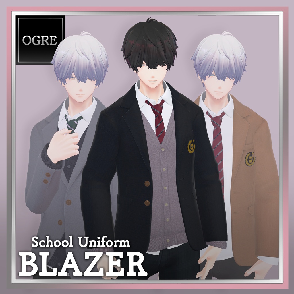【VRC衣装】OGRE_School Uniform BLAZER /ブレザー