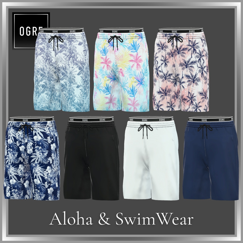【VRC衣装】OGRE_Aloha&SwimWear