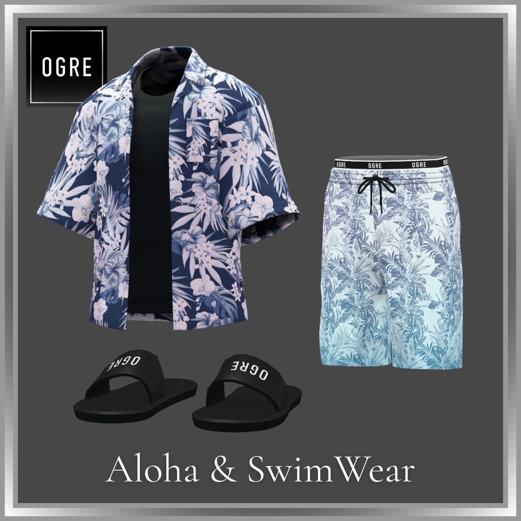 【VRC衣装】OGRE_Aloha&SwimWear
