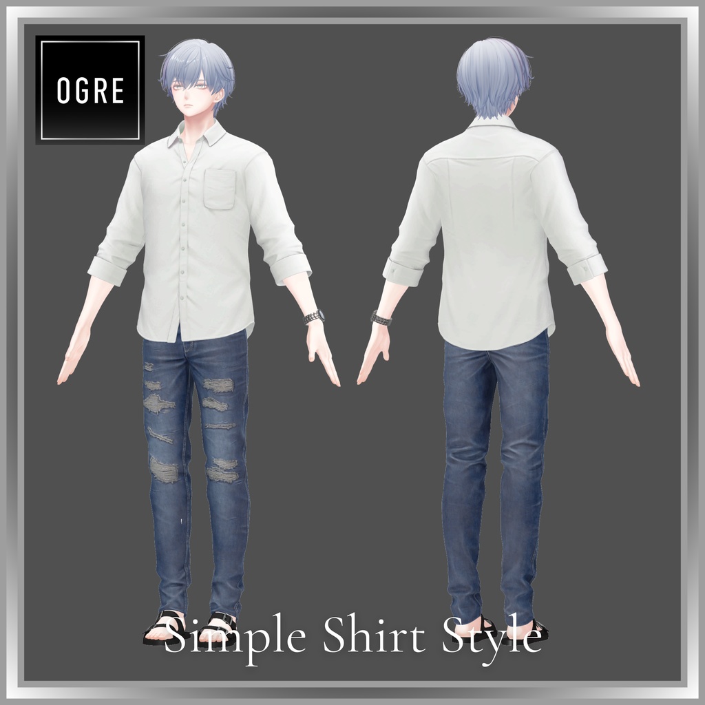 【VRC衣装】OGRE_Simple Shirt Style