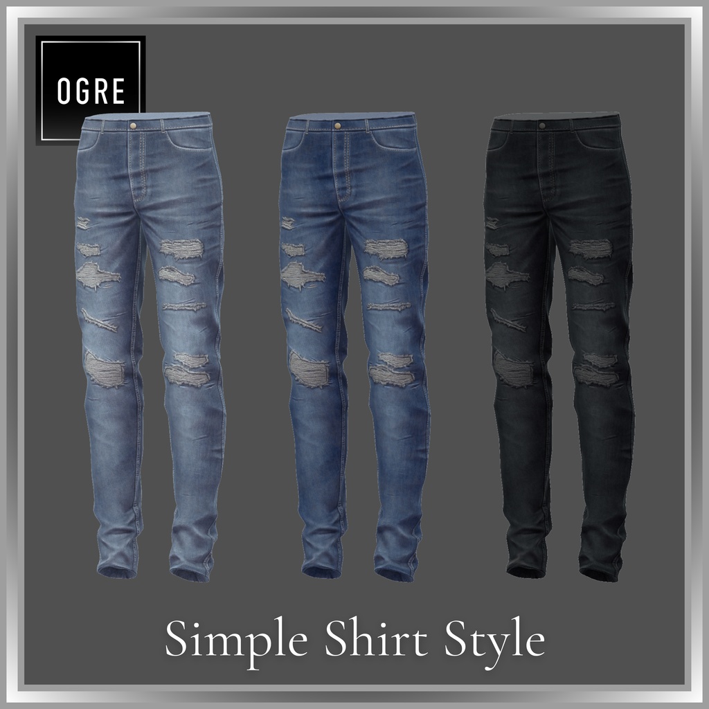 【VRC衣装】OGRE_Simple Shirt Style