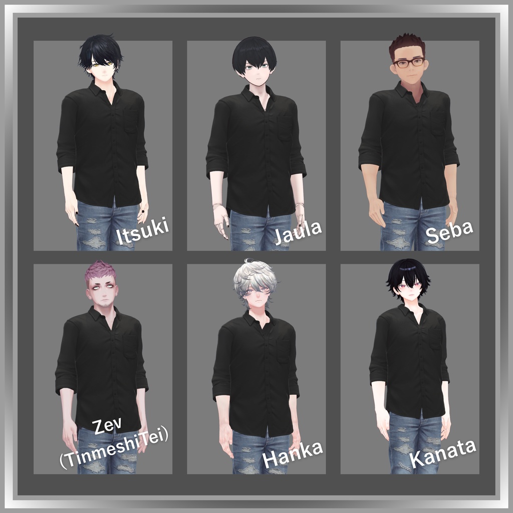 【VRC衣装】OGRE_Simple Shirt Style