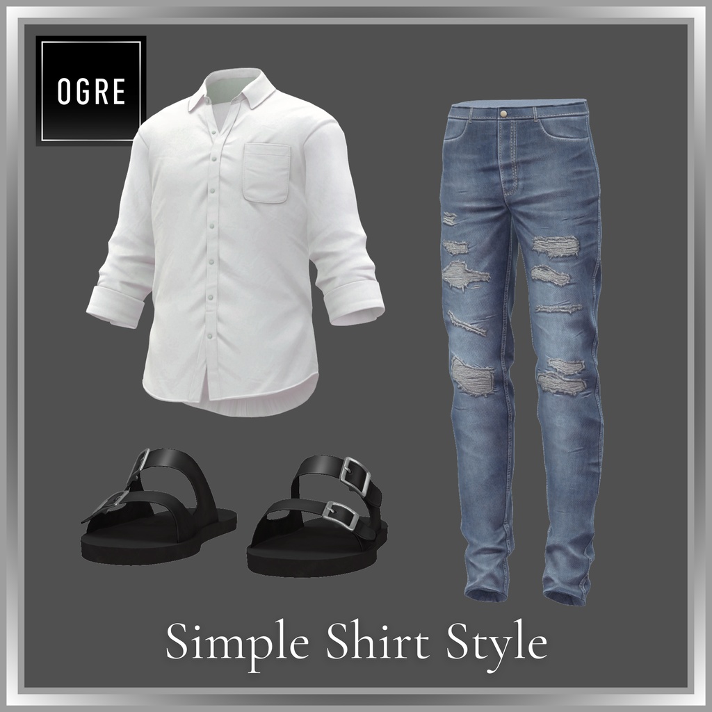 【VRC衣装】OGRE_Simple Shirt Style