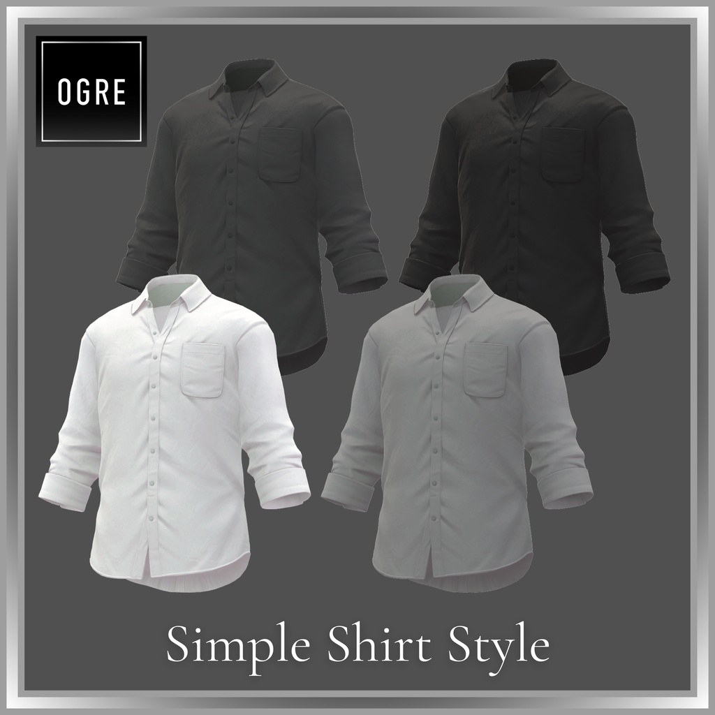 【VRC衣装】OGRE_Simple Shirt Style