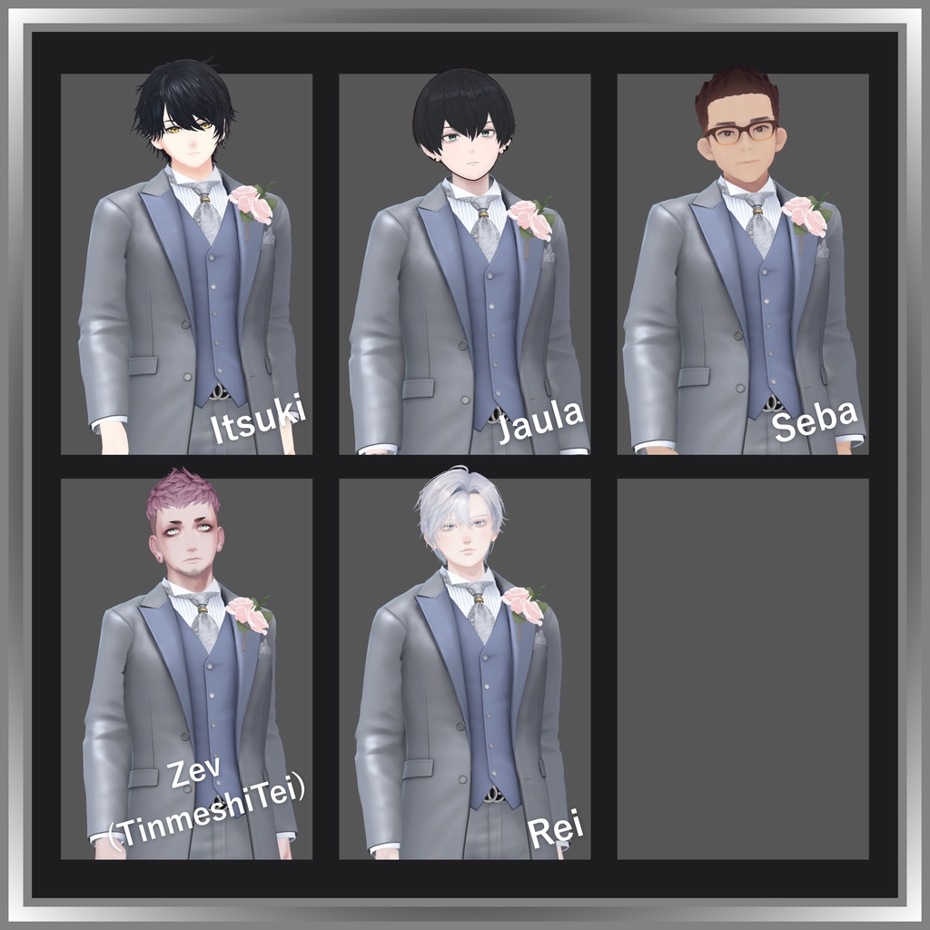 【VRC衣装】OGRE_WeddingCoat & WeddingDress