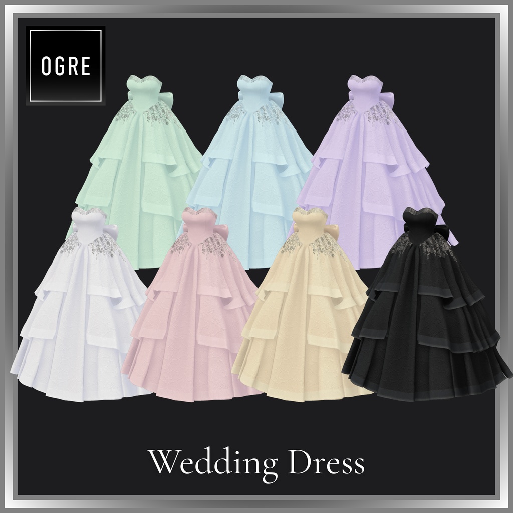 【VRC衣装】OGRE_WeddingCoat & WeddingDress