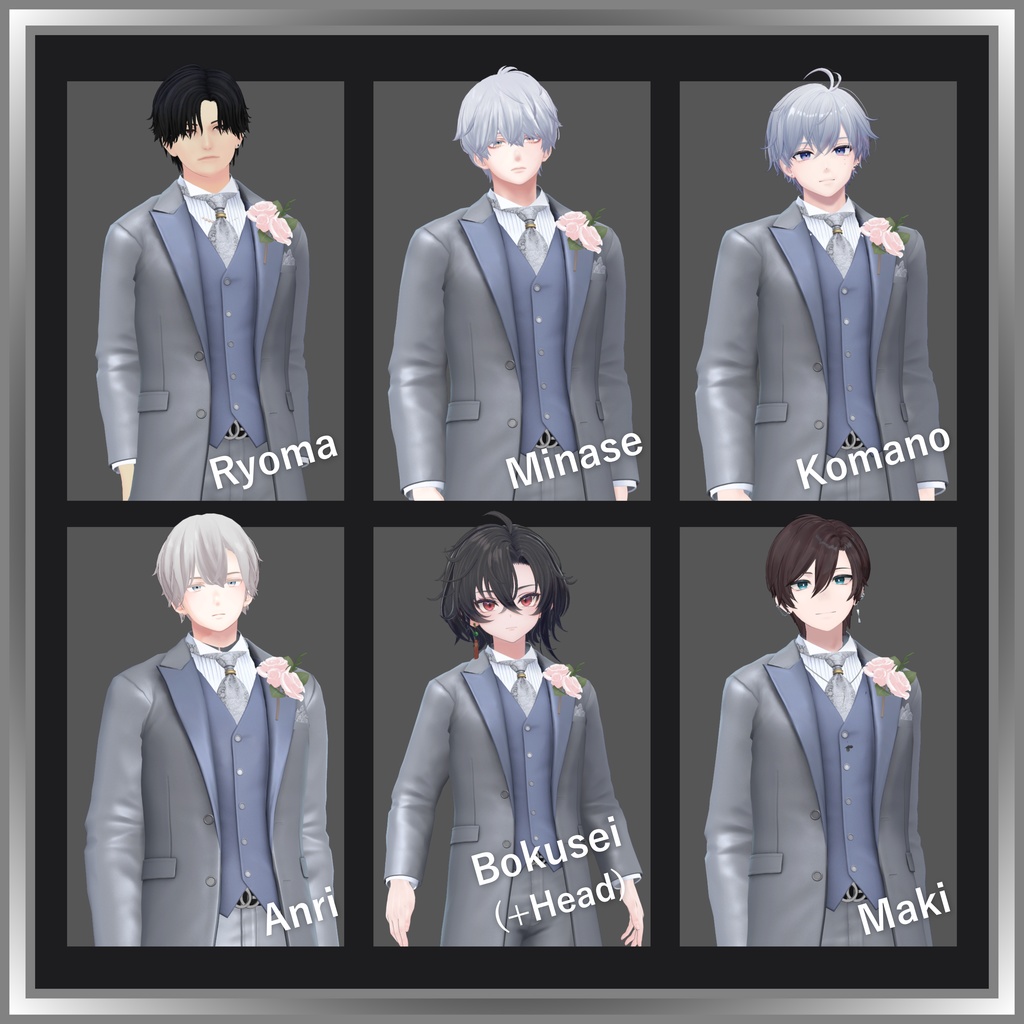 【VRC衣装】OGRE_WeddingCoat & WeddingDress