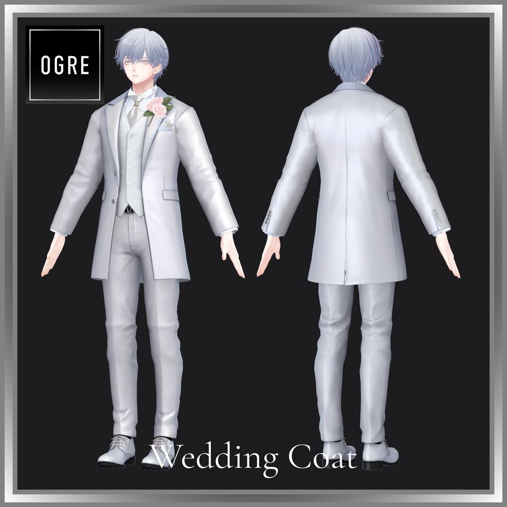 【VRC衣装】OGRE_WeddingCoat & WeddingDress