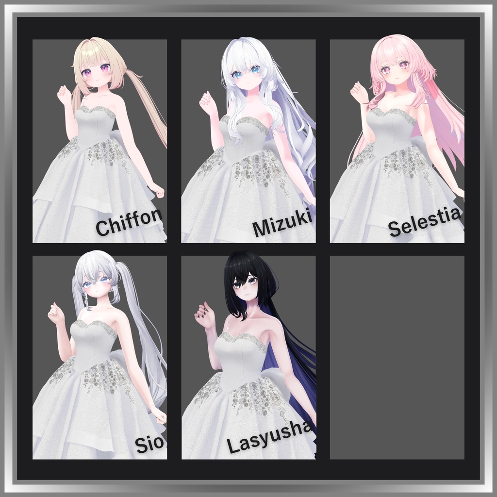 【VRC衣装】OGRE_WeddingCoat & WeddingDress