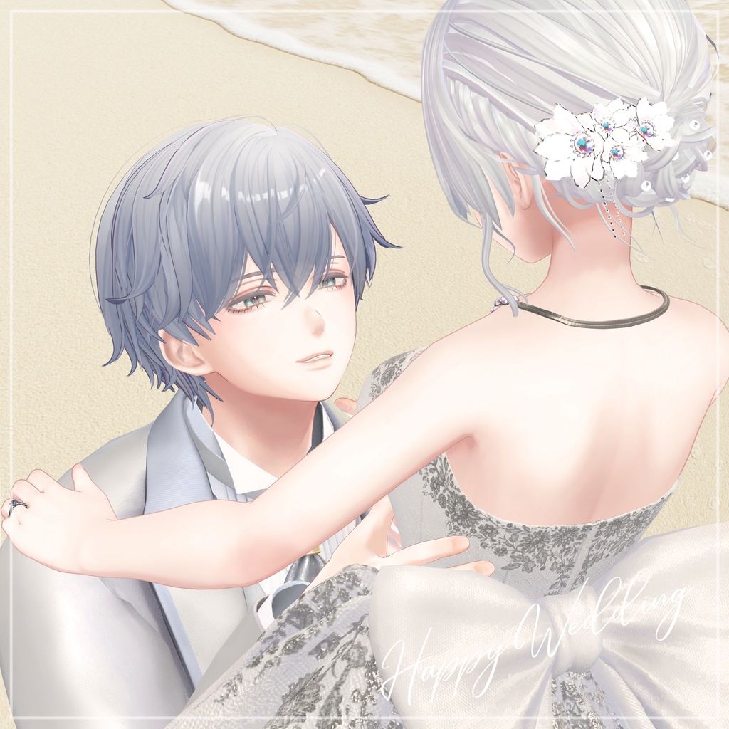 【VRC衣装】OGRE_WeddingCoat & WeddingDress