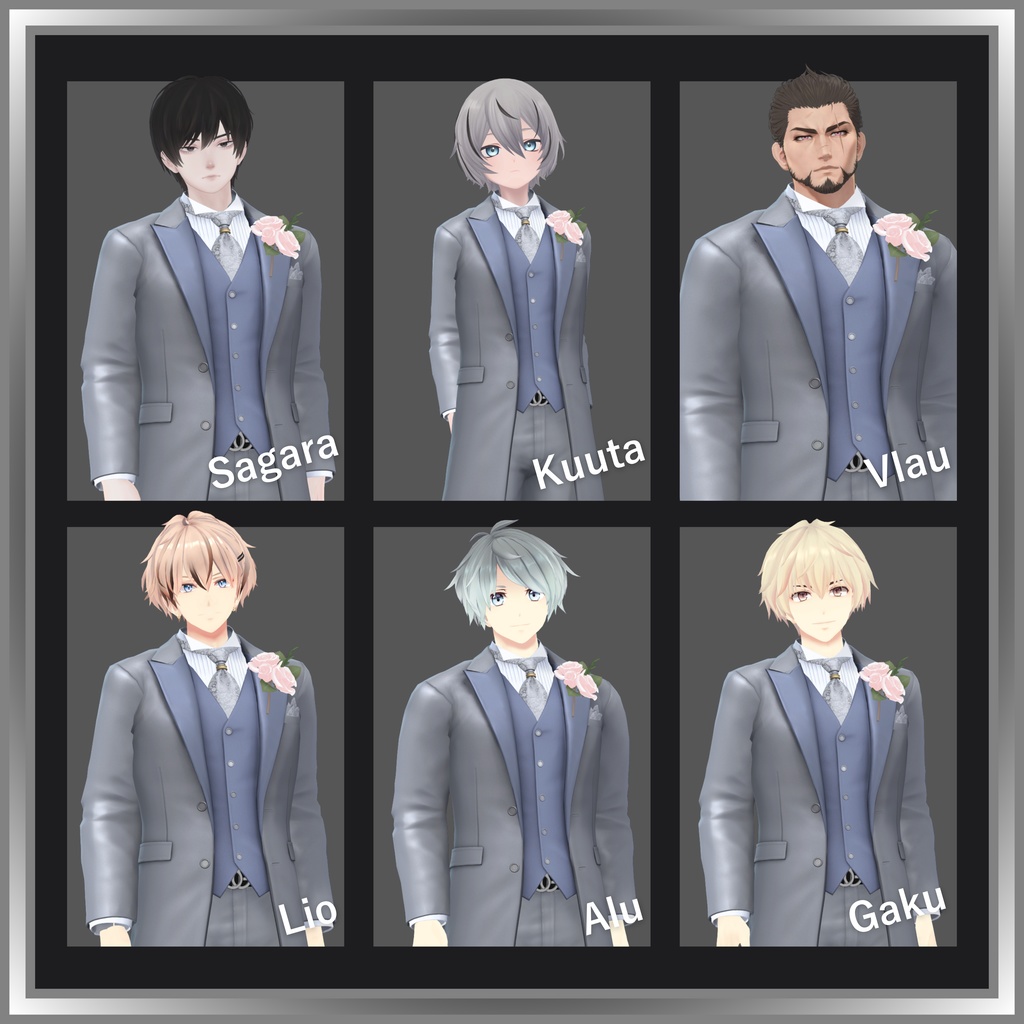 【VRC衣装】OGRE_WeddingCoat & WeddingDress