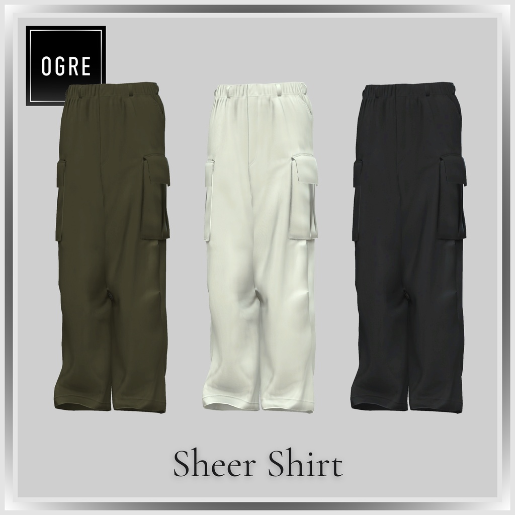 【VRC衣装】OGRE_SheerShirt