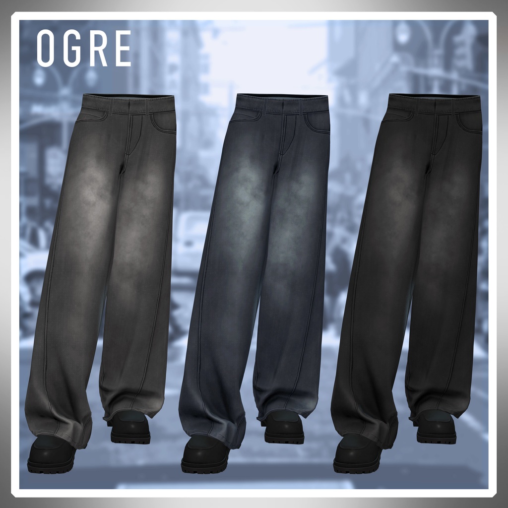 【VRC衣装】OGRE_Leather&Hoodie