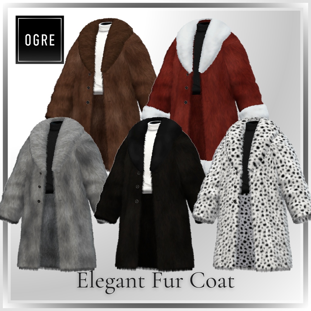 ⛩️SALE⛩️ Elegant Fur Coat / OGRE