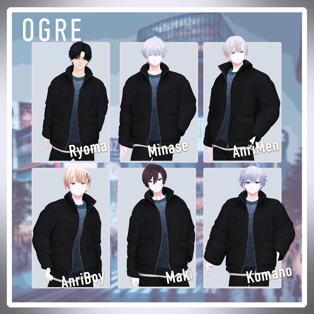 【VRC衣装】OGRE_StitchLess Down