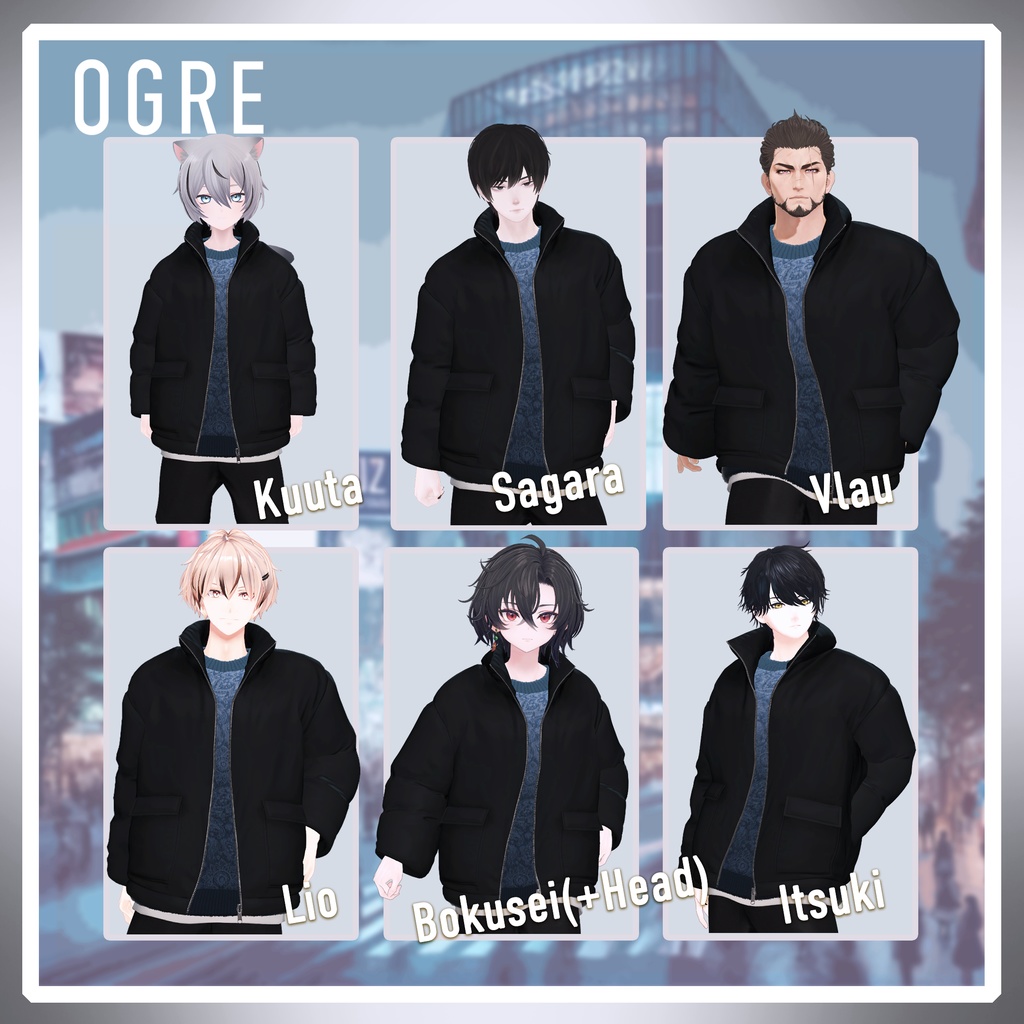 【VRC衣装】OGRE_StitchLess Down